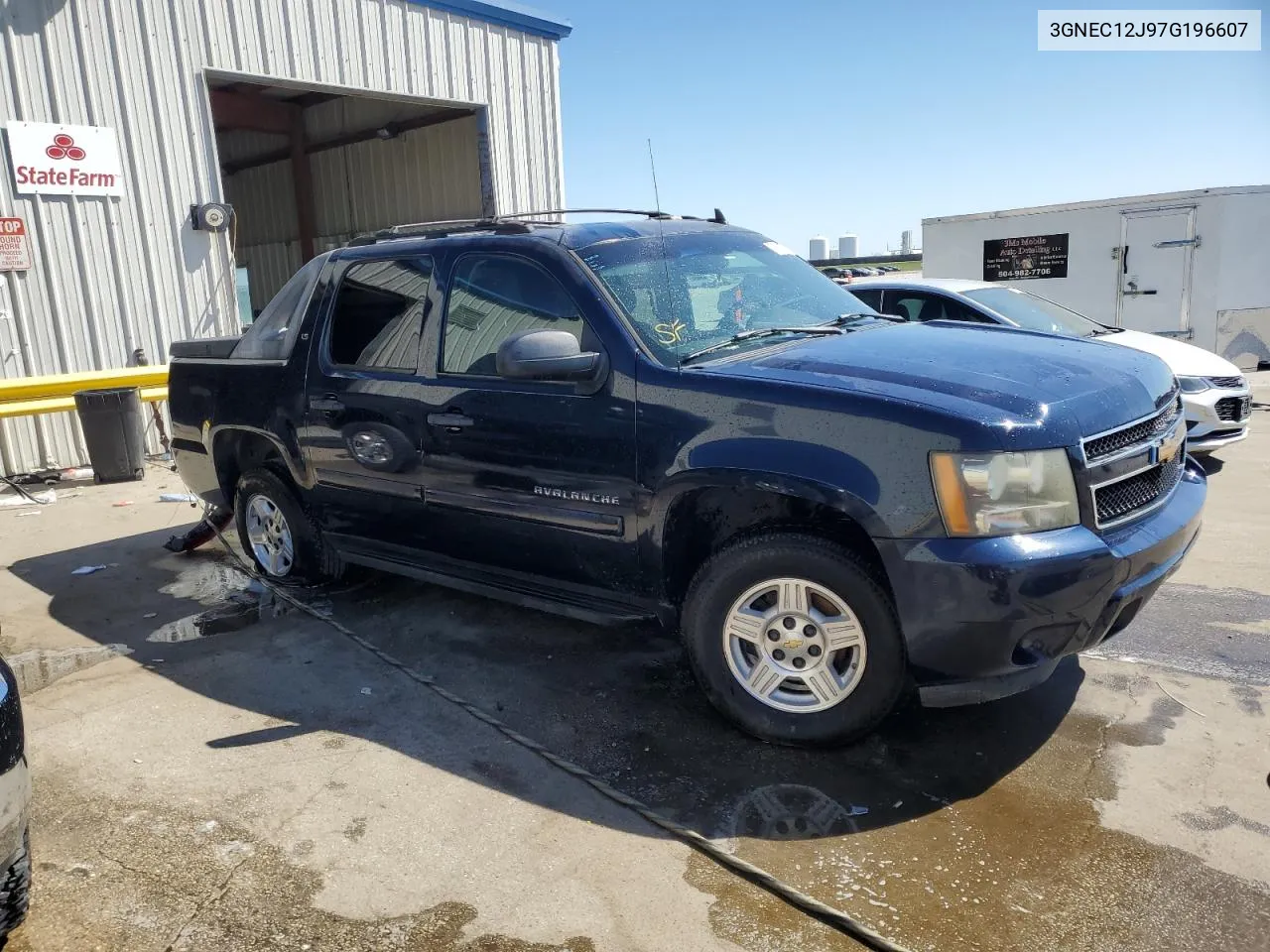 2007 Chevrolet Avalanche C1500 VIN: 3GNEC12J97G196607 Lot: 76551664