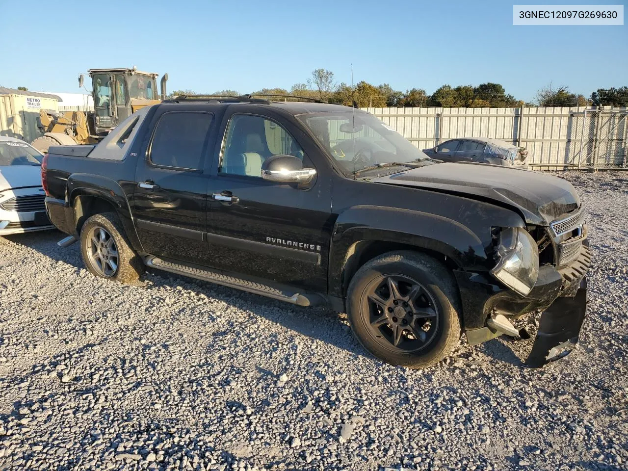 2007 Chevrolet Avalanche C1500 VIN: 3GNEC12097G269630 Lot: 76925004