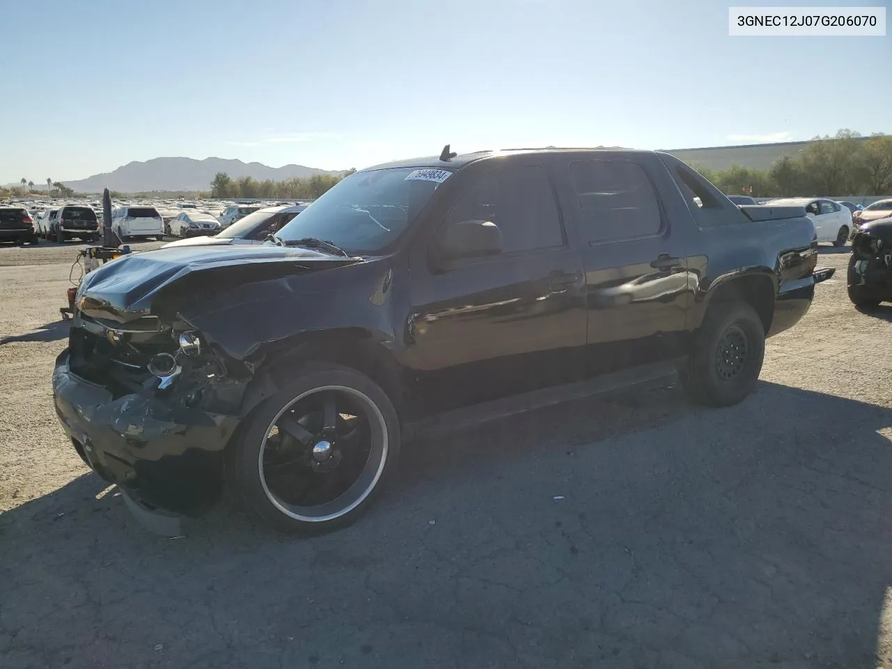 2007 Chevrolet Avalanche C1500 VIN: 3GNEC12J07G206070 Lot: 76949834