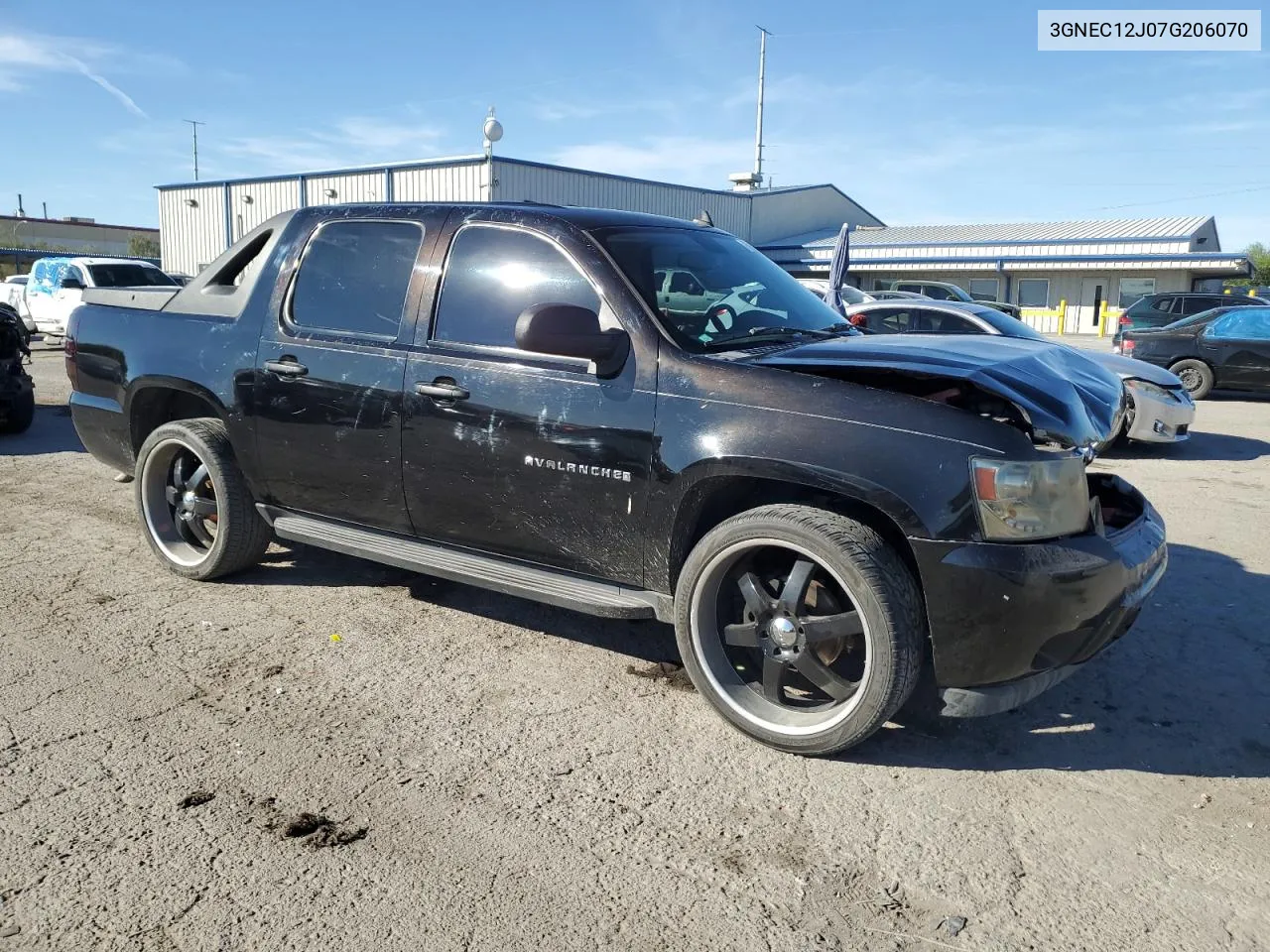 2007 Chevrolet Avalanche C1500 VIN: 3GNEC12J07G206070 Lot: 76949834