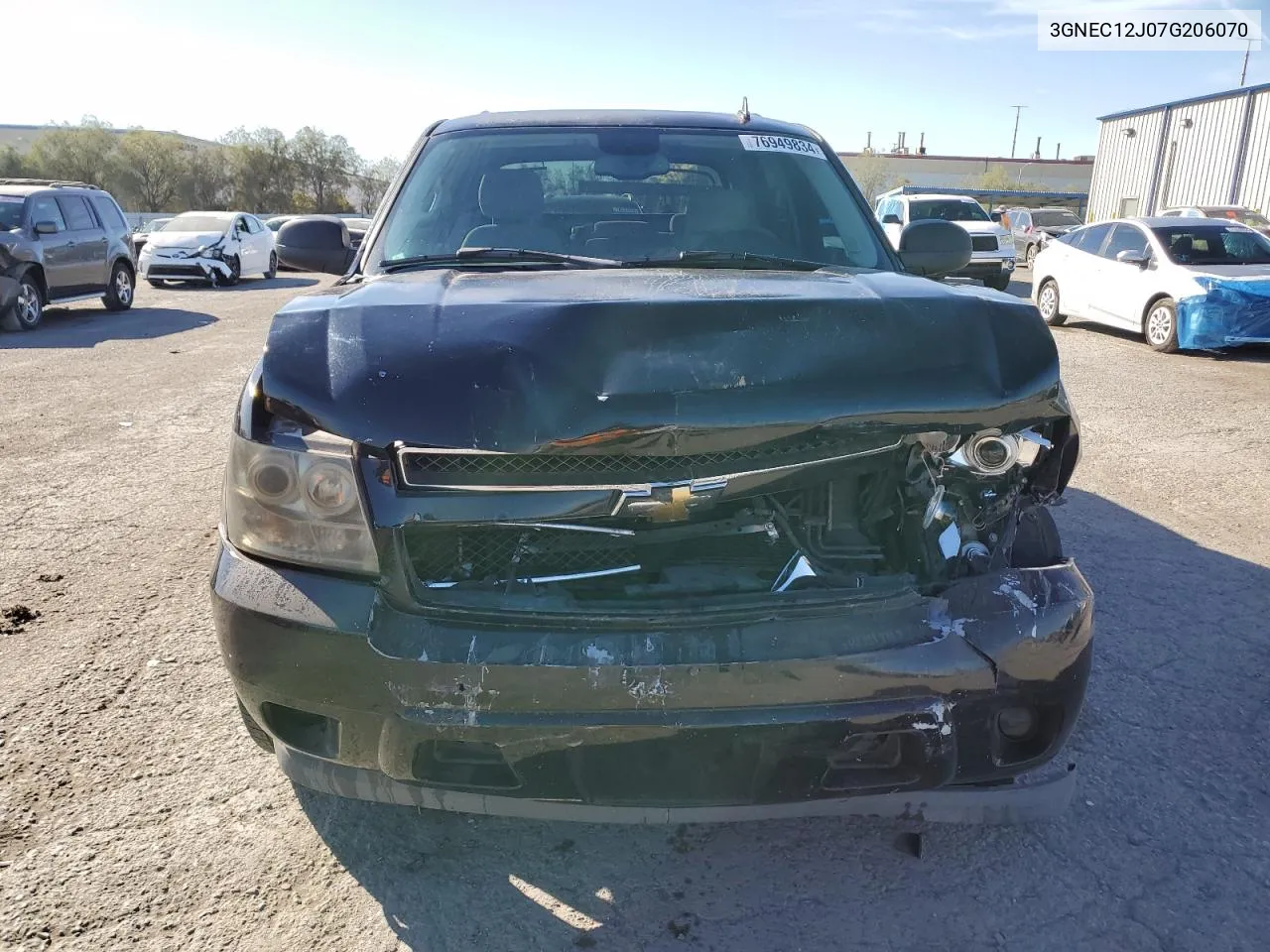 2007 Chevrolet Avalanche C1500 VIN: 3GNEC12J07G206070 Lot: 76949834