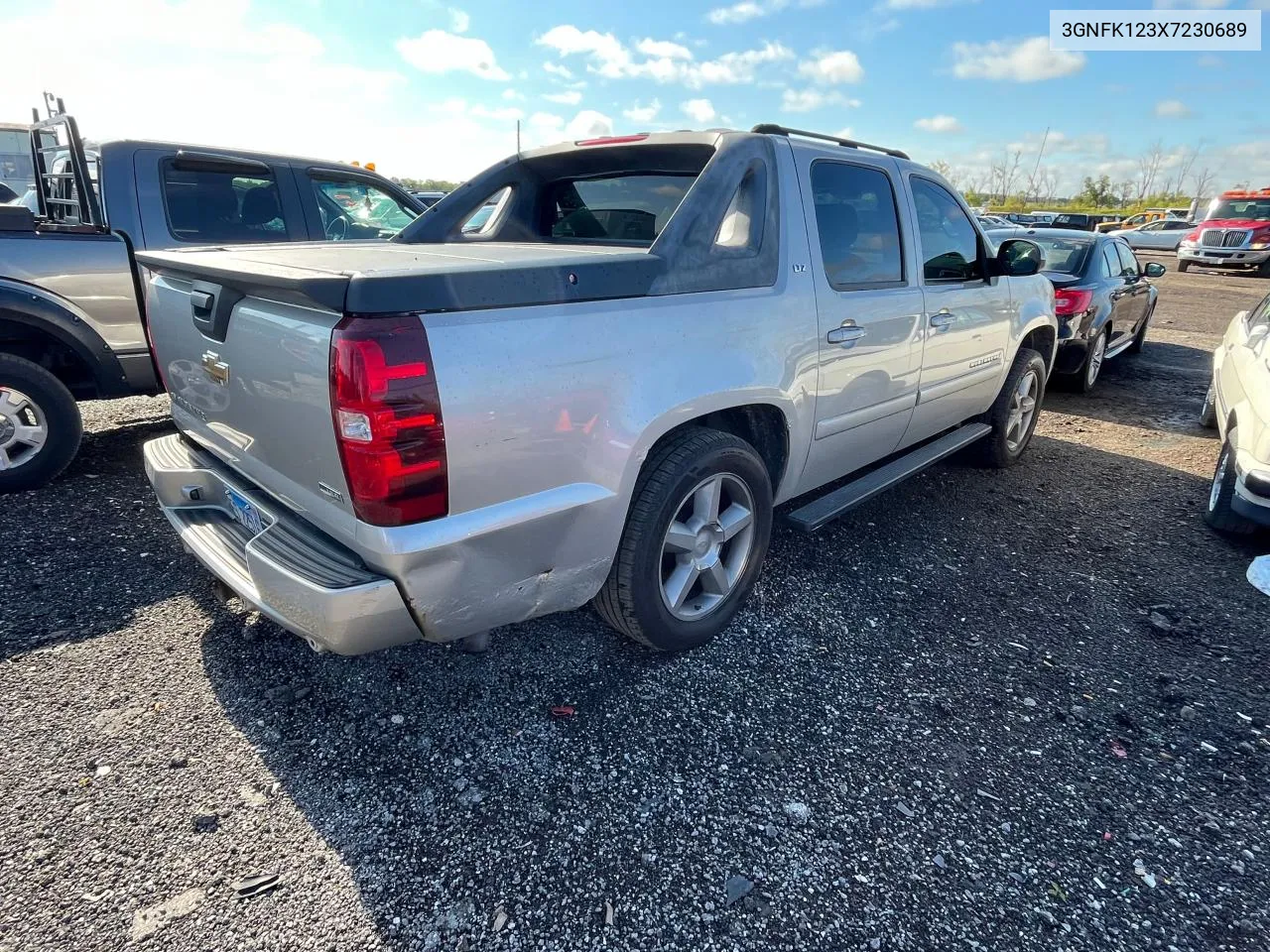 2007 Chevrolet Avalanche VIN: 3GNFK123X7230689 Lot: 77081244