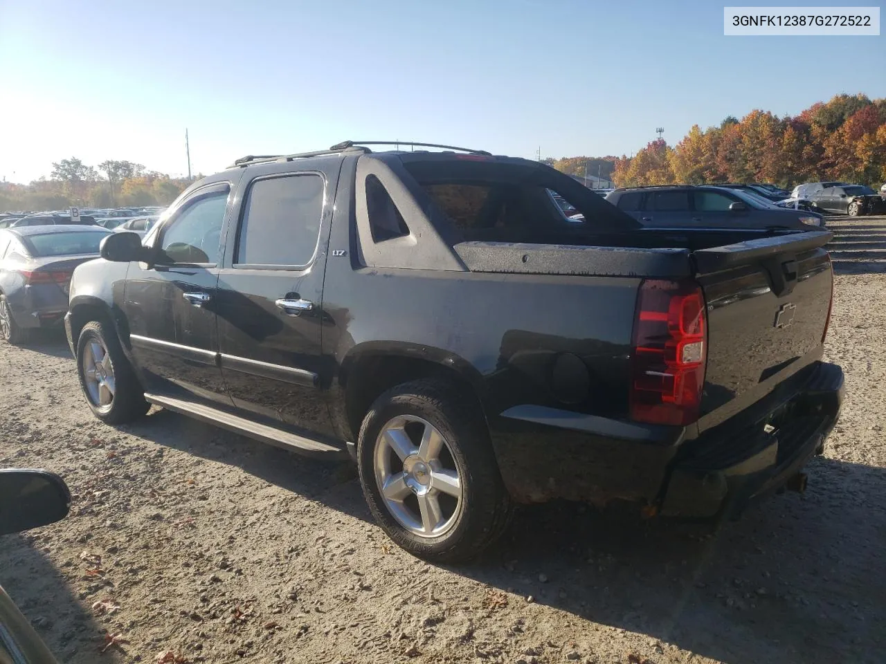 2007 Chevrolet Avalanche K1500 VIN: 3GNFK12387G272522 Lot: 77081404