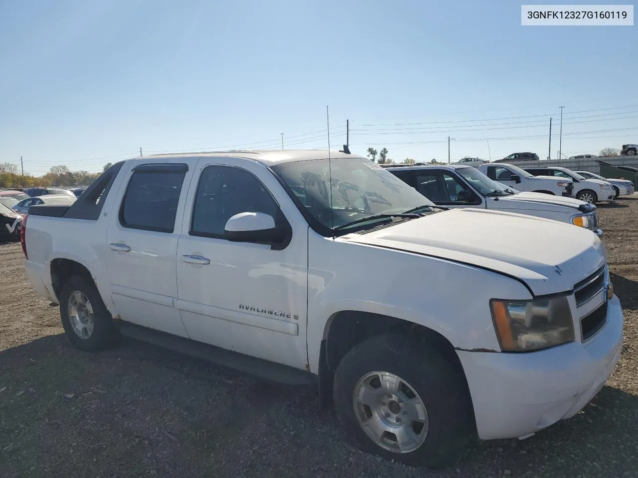 2007 Chevrolet Avalanche K1500 VIN: 3GNFK12327G160119 Lot: 77436414