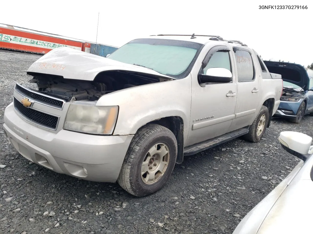 2007 Chevrolet Avalanche K1500 VIN: 3GNFK12337G279166 Lot: 78236134