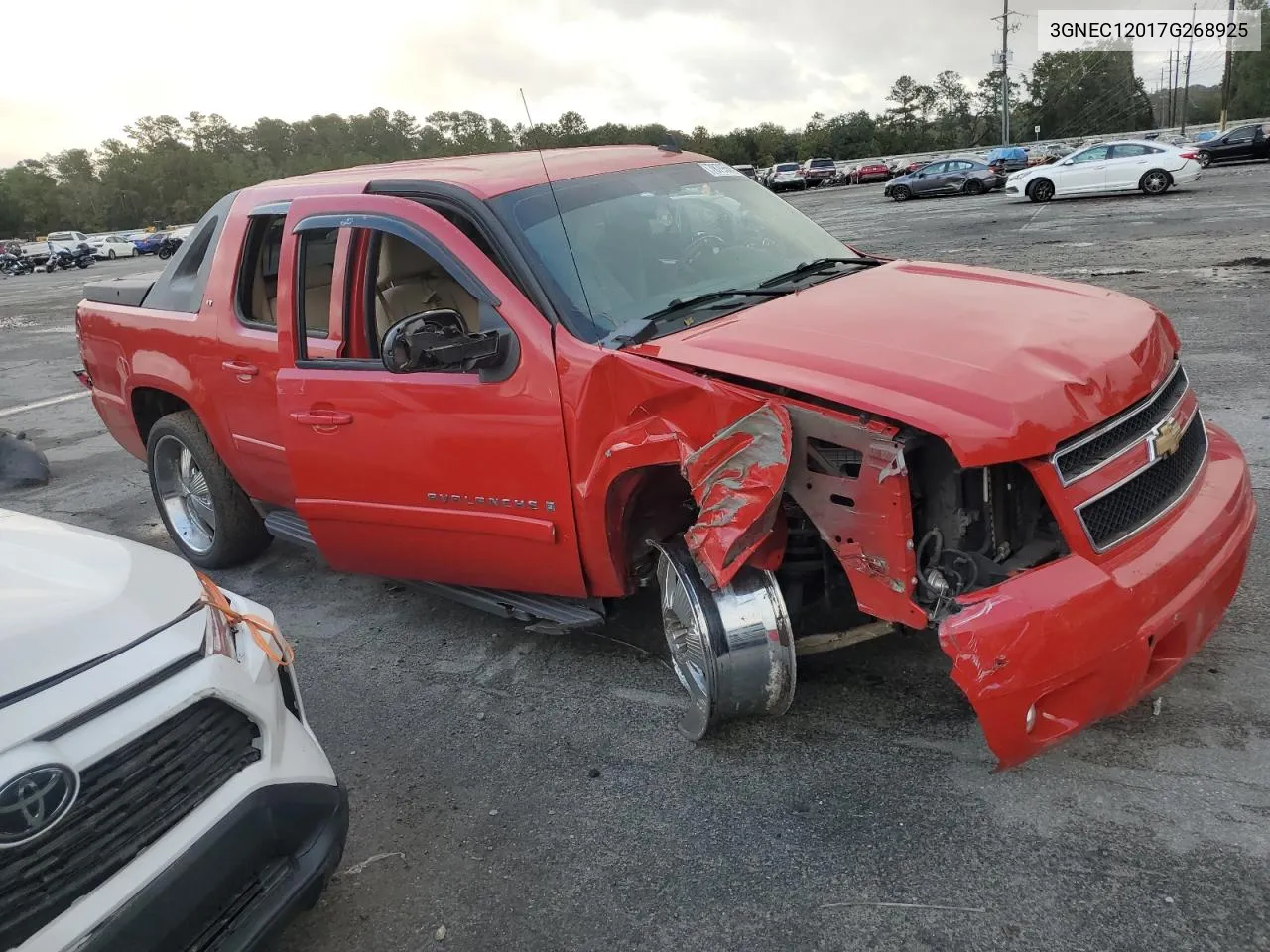 2007 Chevrolet Avalanche C1500 VIN: 3GNEC12017G268925 Lot: 78795654