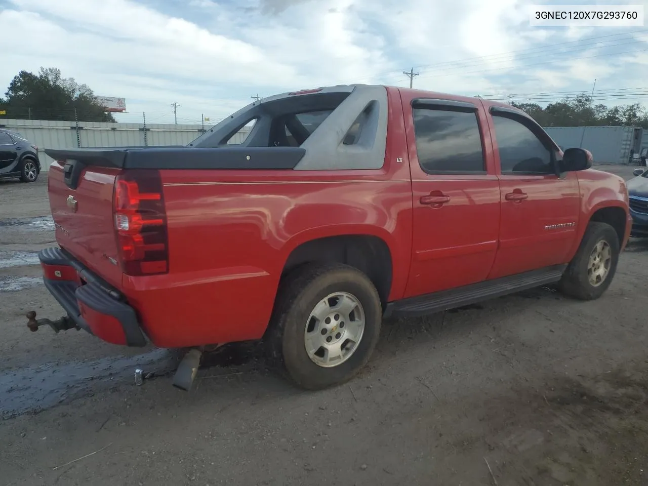 2007 Chevrolet Avalanche C1500 VIN: 3GNEC120X7G293760 Lot: 78934214