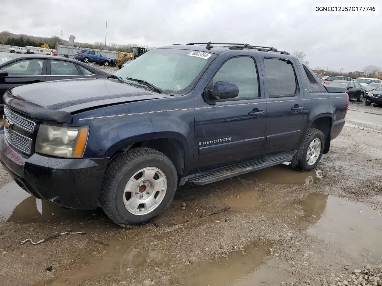 2007 Chevrolet Avalanche C1500 VIN: 3GNEC12J57G177746 Lot: 79505494