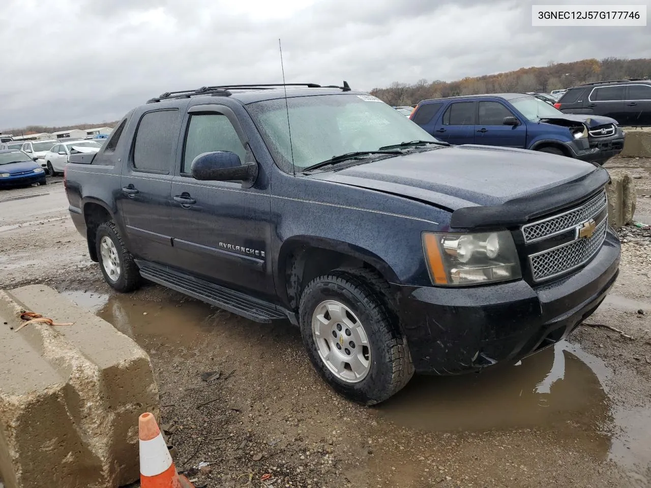 2007 Chevrolet Avalanche C1500 VIN: 3GNEC12J57G177746 Lot: 79505494