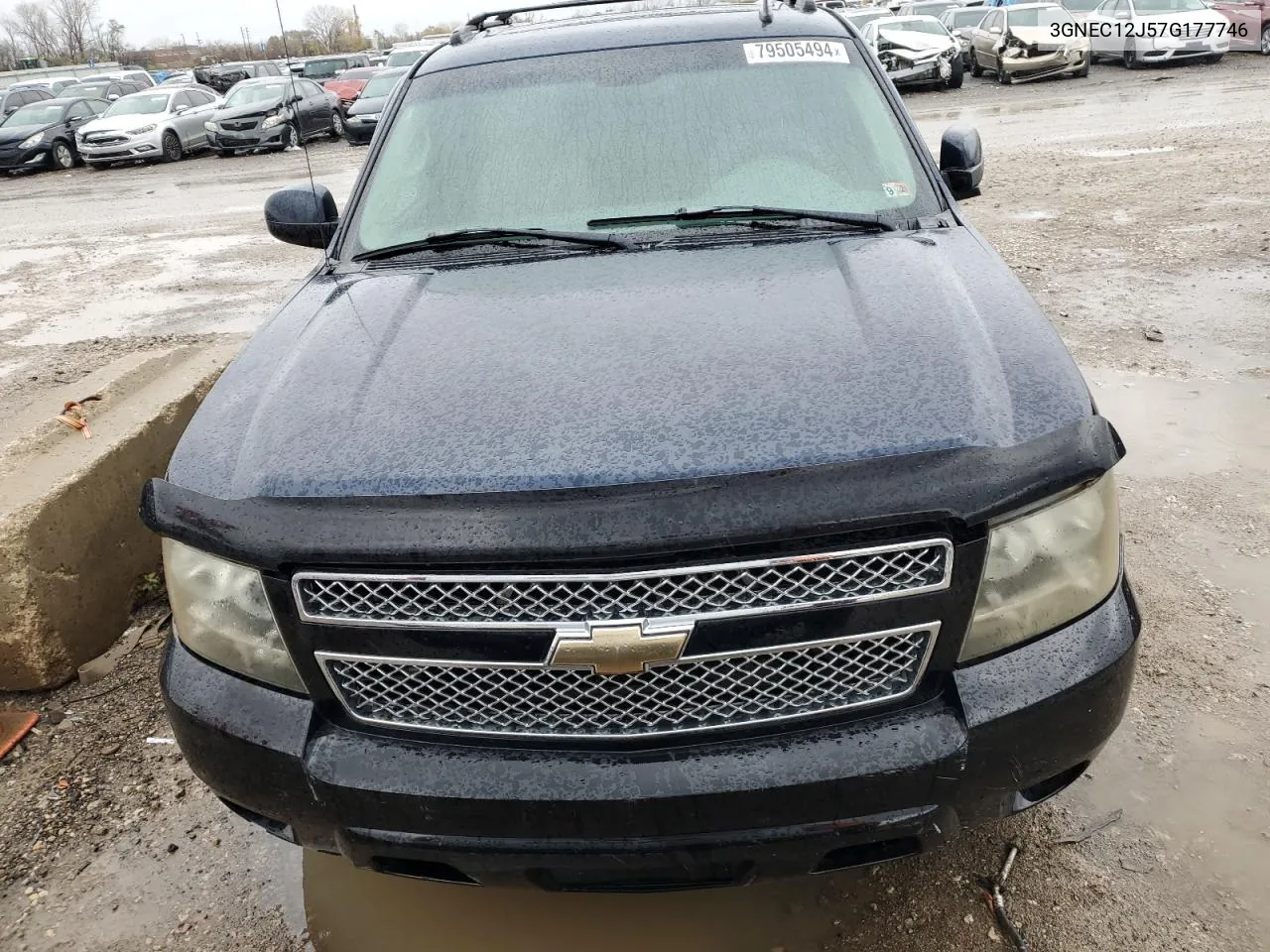 2007 Chevrolet Avalanche C1500 VIN: 3GNEC12J57G177746 Lot: 79505494