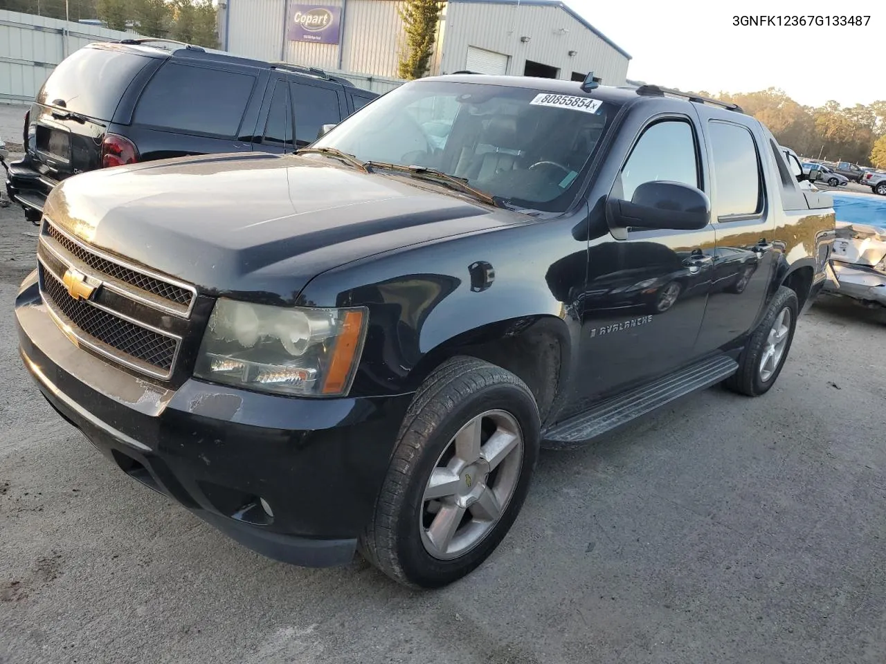 2007 Chevrolet Avalanche K1500 VIN: 3GNFK12367G133487 Lot: 80855854