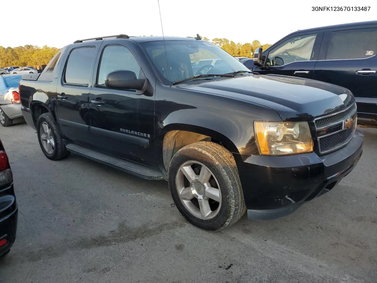 2007 Chevrolet Avalanche K1500 VIN: 3GNFK12367G133487 Lot: 80855854