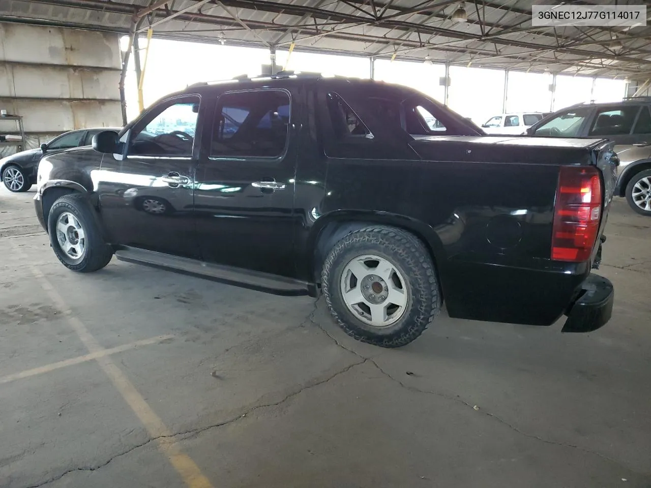 2007 Chevrolet Avalanche C1500 VIN: 3GNEC12J77G114017 Lot: 81145964