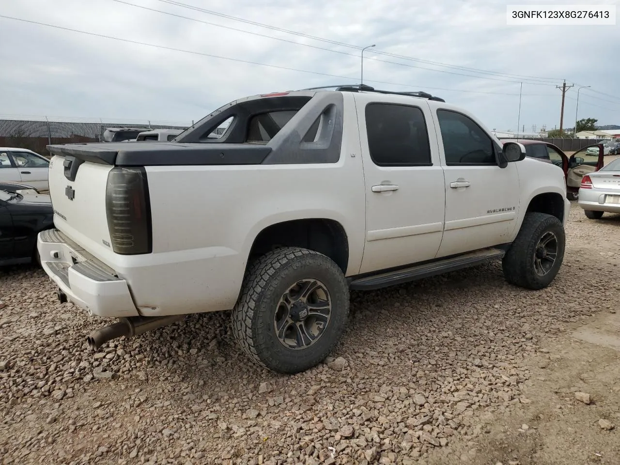 2008 Chevrolet Avalanche K1500 VIN: 3GNFK123X8G276413 Lot: 51991644