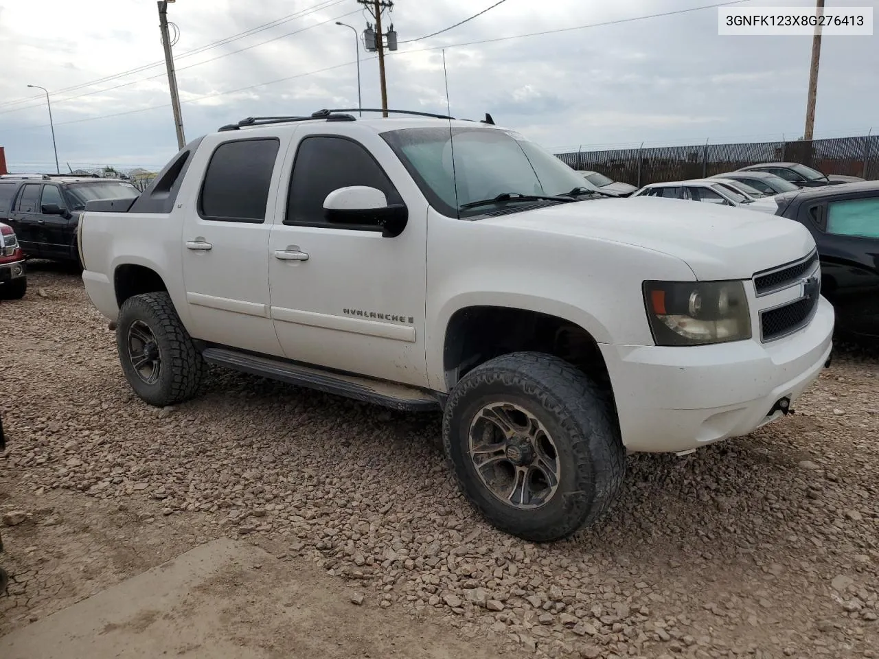 2008 Chevrolet Avalanche K1500 VIN: 3GNFK123X8G276413 Lot: 51991644