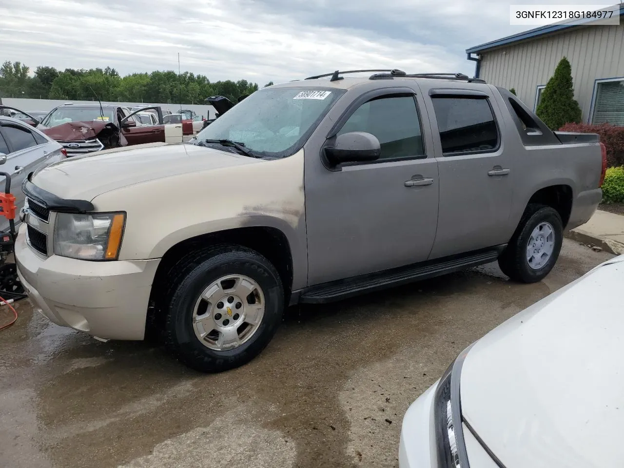 2008 Chevrolet Avalanche K1500 VIN: 3GNFK12318G184977 Lot: 58901714