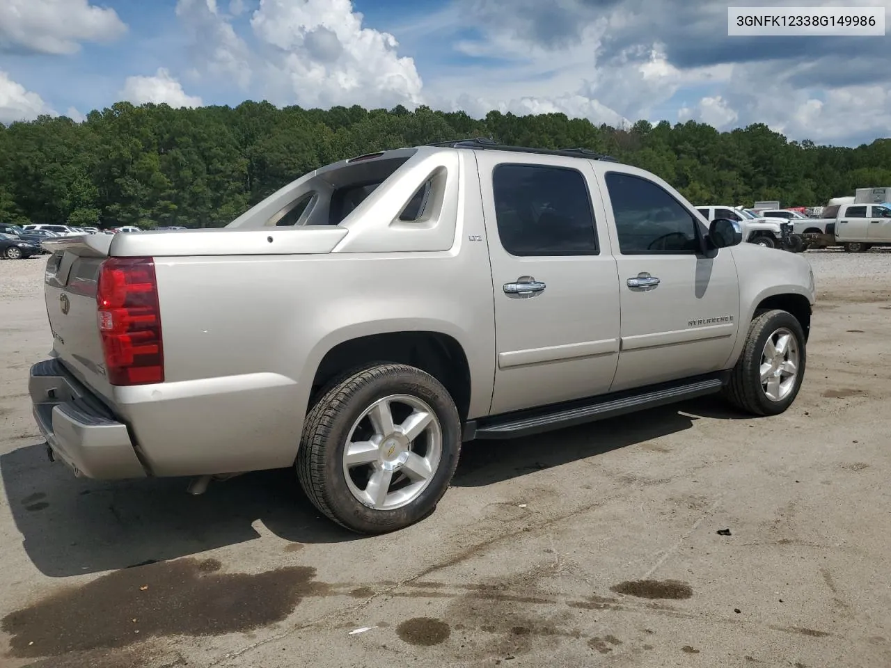 2008 Chevrolet Avalanche K1500 VIN: 3GNFK12338G149986 Lot: 69240614