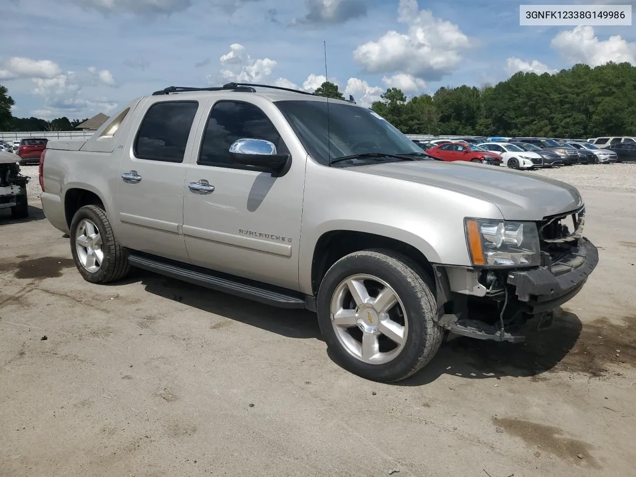 2008 Chevrolet Avalanche K1500 VIN: 3GNFK12338G149986 Lot: 69240614