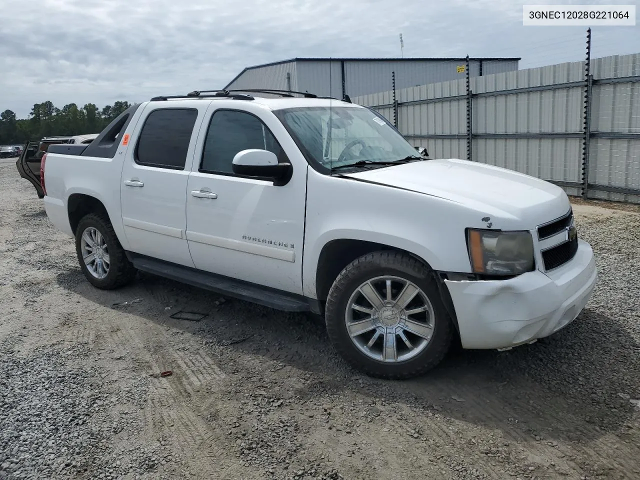 2008 Chevrolet Avalanche C1500 VIN: 3GNEC12028G221064 Lot: 70198884