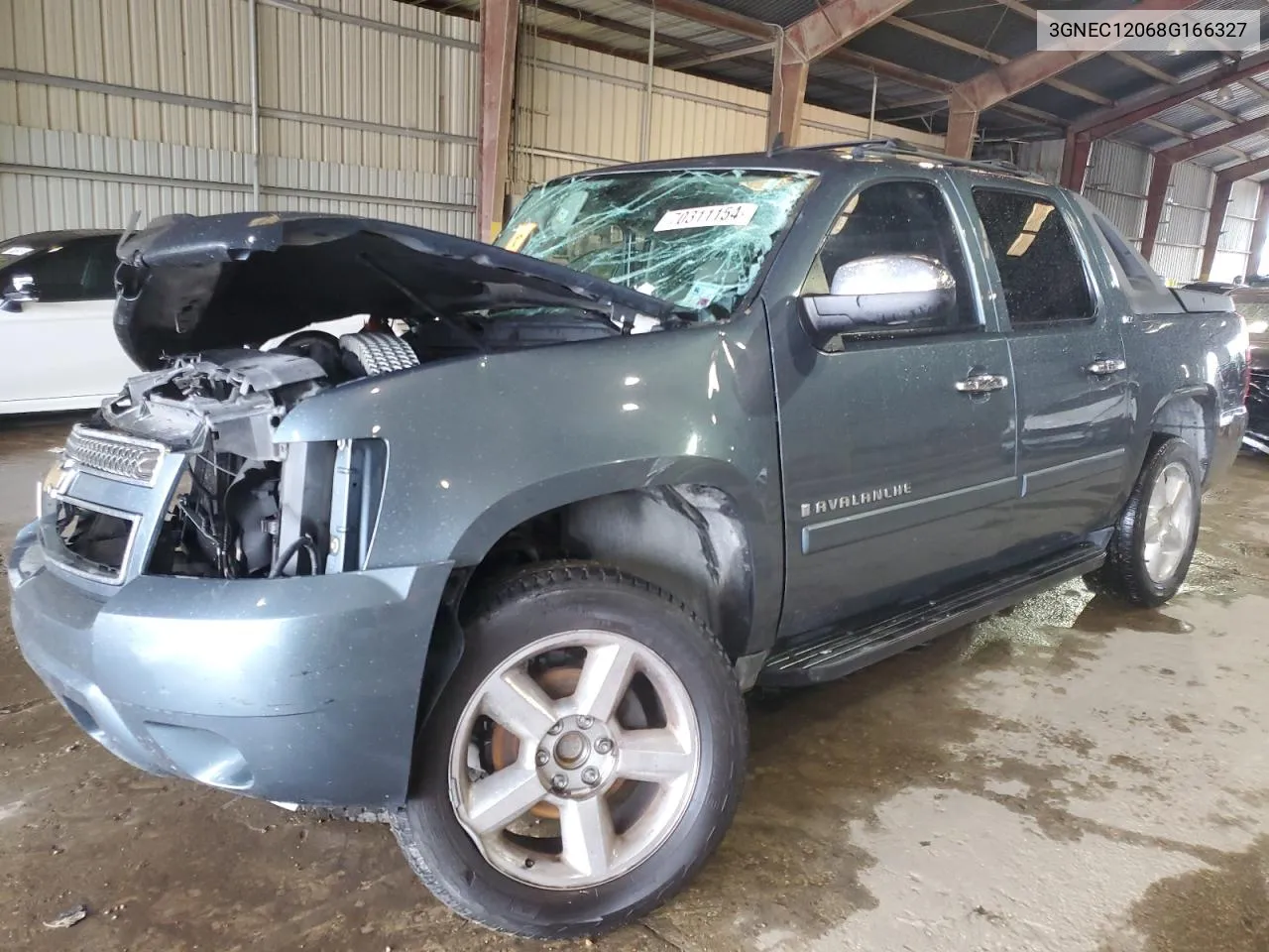 2008 Chevrolet Avalanche C1500 VIN: 3GNEC12068G166327 Lot: 70311154