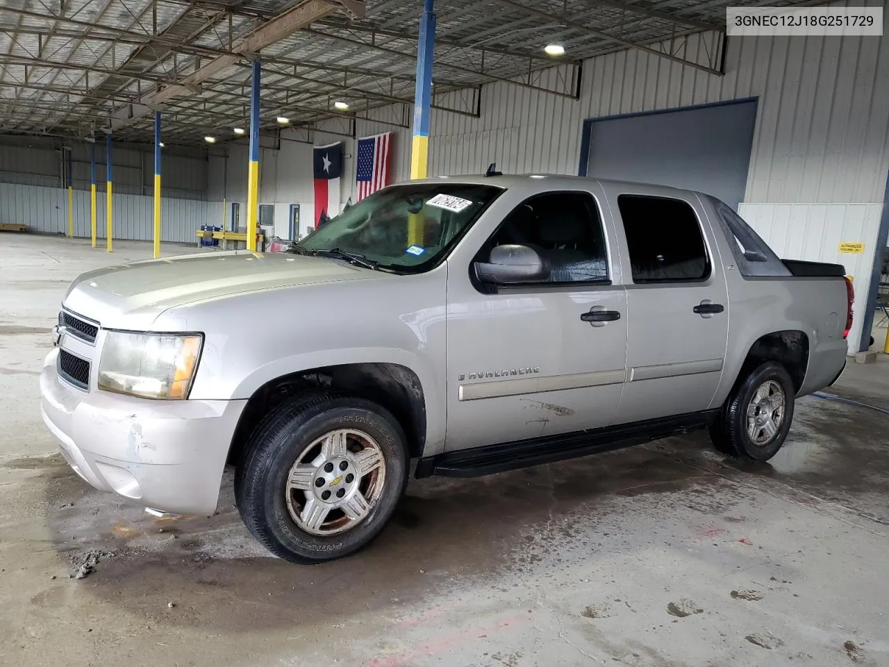 3GNEC12J18G251729 2008 Chevrolet Avalanche C1500