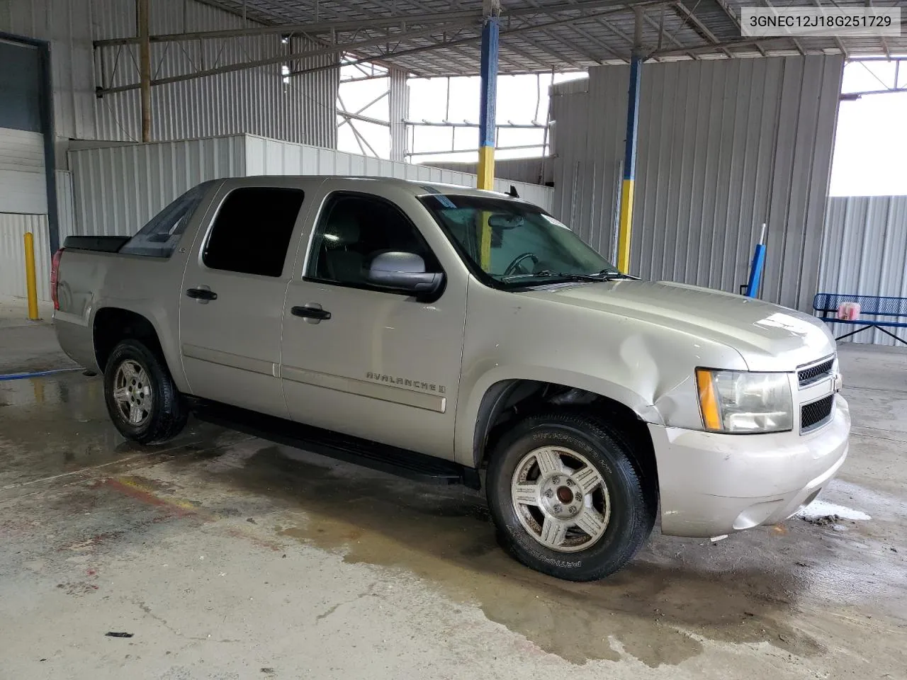 2008 Chevrolet Avalanche C1500 VIN: 3GNEC12J18G251729 Lot: 70629164