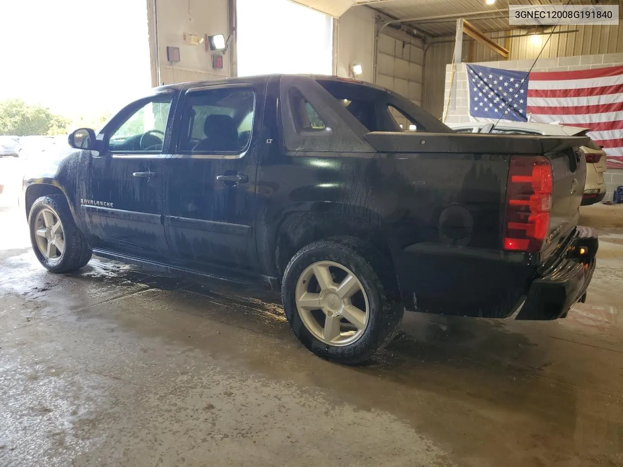 2008 Chevrolet Avalanche C1500 VIN: 3GNEC12008G191840 Lot: 71584094