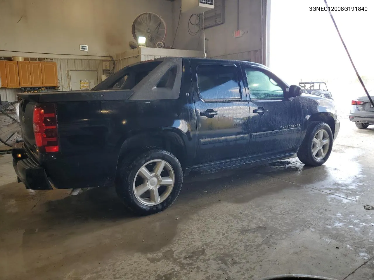 2008 Chevrolet Avalanche C1500 VIN: 3GNEC12008G191840 Lot: 71584094