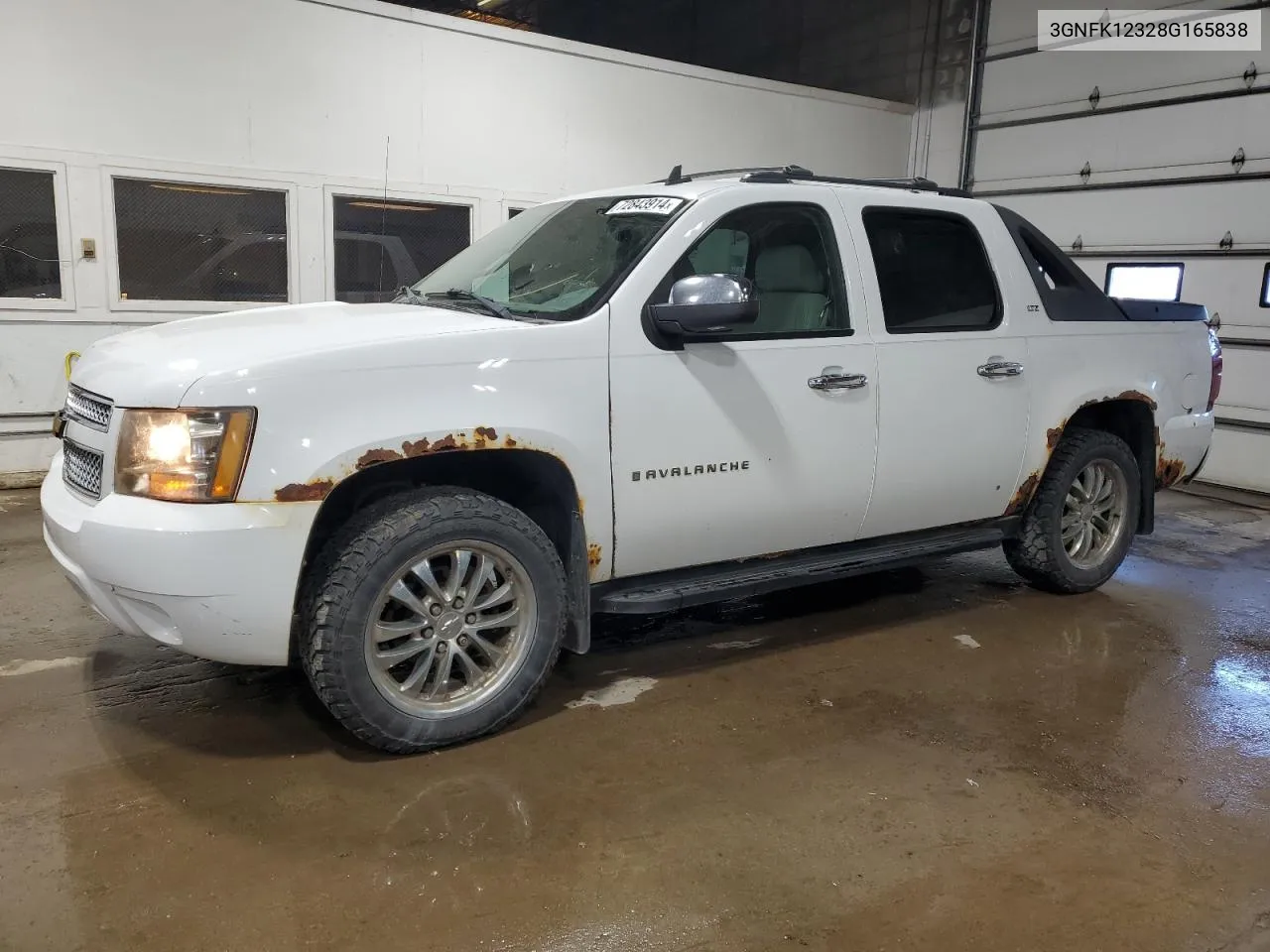 2008 Chevrolet Avalanche K1500 VIN: 3GNFK12328G165838 Lot: 72843914