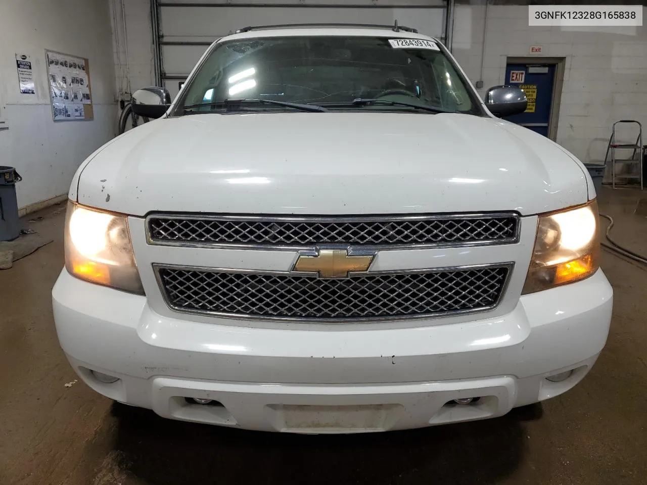 2008 Chevrolet Avalanche K1500 VIN: 3GNFK12328G165838 Lot: 72843914