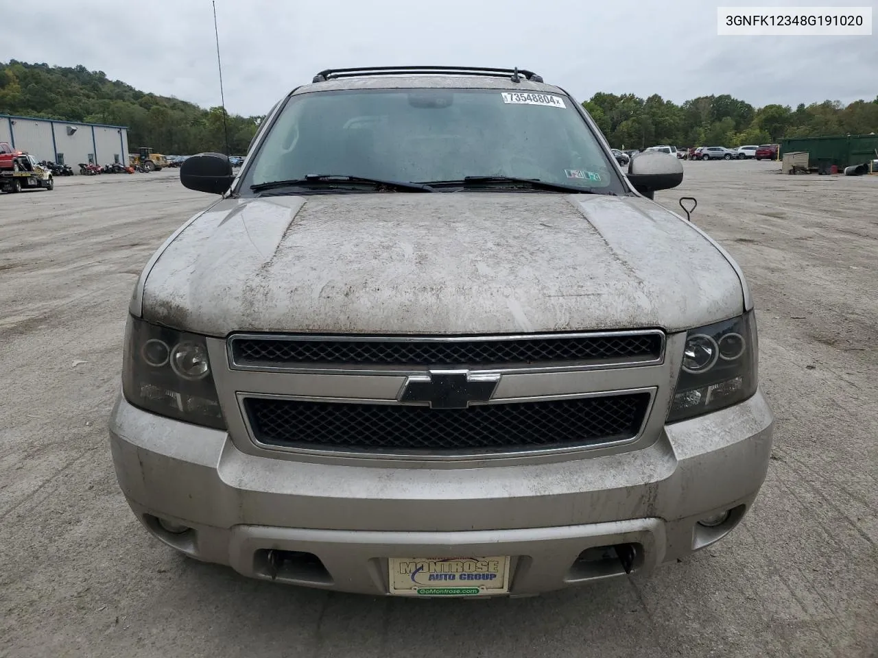 3GNFK12348G191020 2008 Chevrolet Avalanche K1500