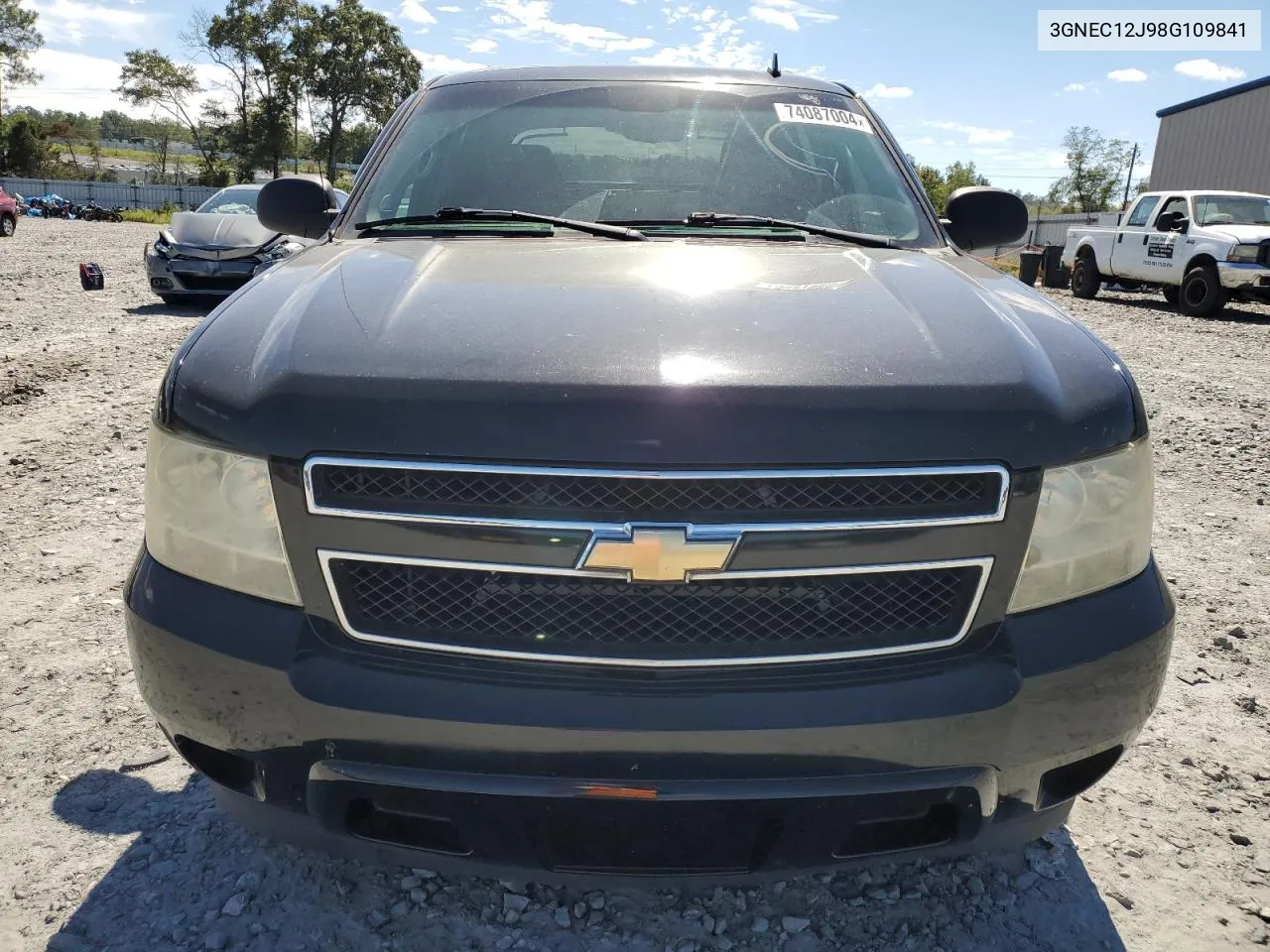 2008 Chevrolet Avalanche C1500 VIN: 3GNEC12J98G109841 Lot: 74087004