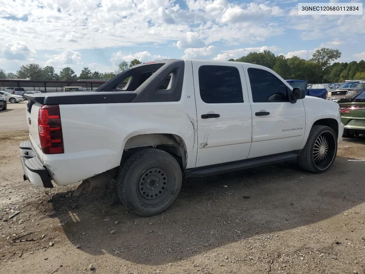 2008 Chevrolet Avalanche C1500 VIN: 3GNEC12068G112834 Lot: 74538904