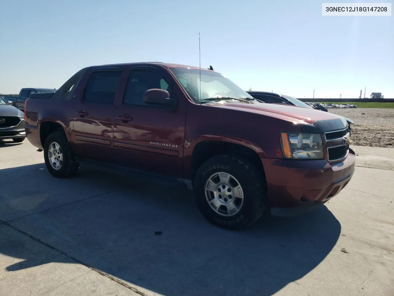 2008 Chevrolet Avalanche C1500 VIN: 3GNEC12J18G147208 Lot: 74700474