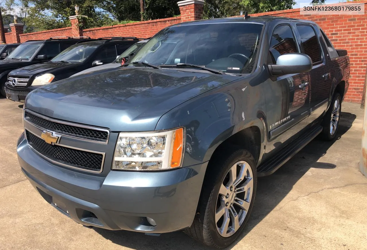 2008 Chevrolet Avalanche K1500 VIN: 3GNFK12368G179855 Lot: 74753294