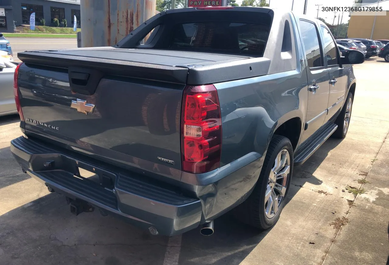 2008 Chevrolet Avalanche K1500 VIN: 3GNFK12368G179855 Lot: 74753294