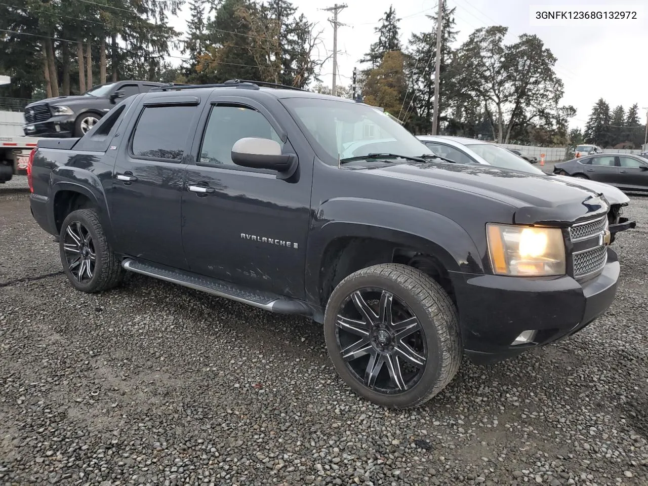 2008 Chevrolet Avalanche K1500 VIN: 3GNFK12368G132972 Lot: 77378044