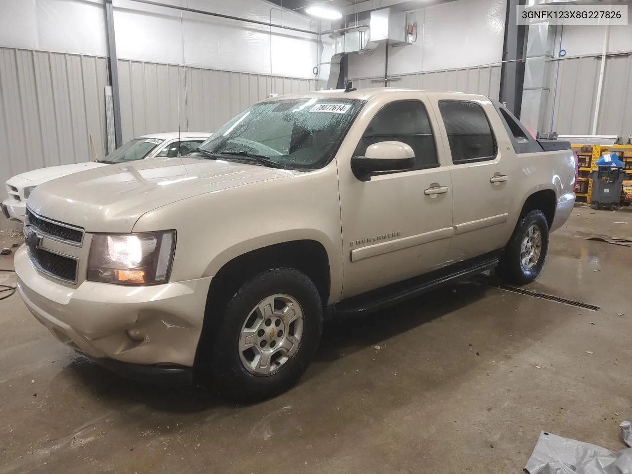 2008 Chevrolet Avalanche K1500 VIN: 3GNFK123X8G227826 Lot: 78677614