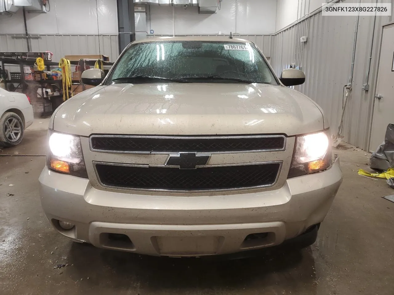 2008 Chevrolet Avalanche K1500 VIN: 3GNFK123X8G227826 Lot: 78677614