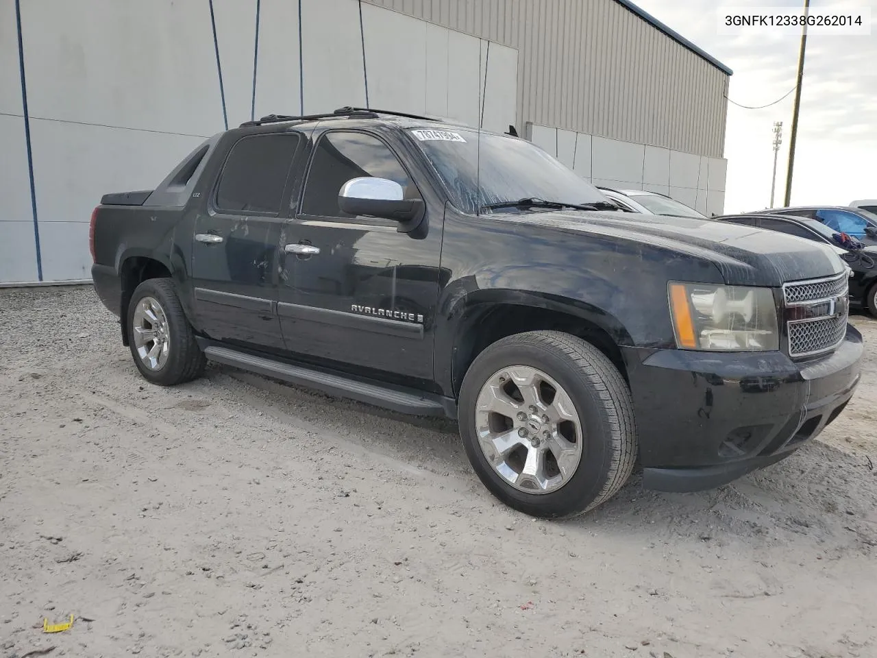 2008 Chevrolet Avalanche K1500 VIN: 3GNFK12338G262014 Lot: 78747994