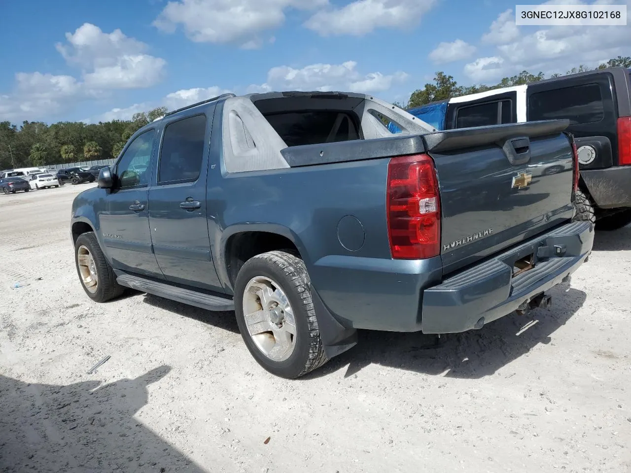 2008 Chevrolet Avalanche C1500 VIN: 3GNEC12JX8G102168 Lot: 78818614