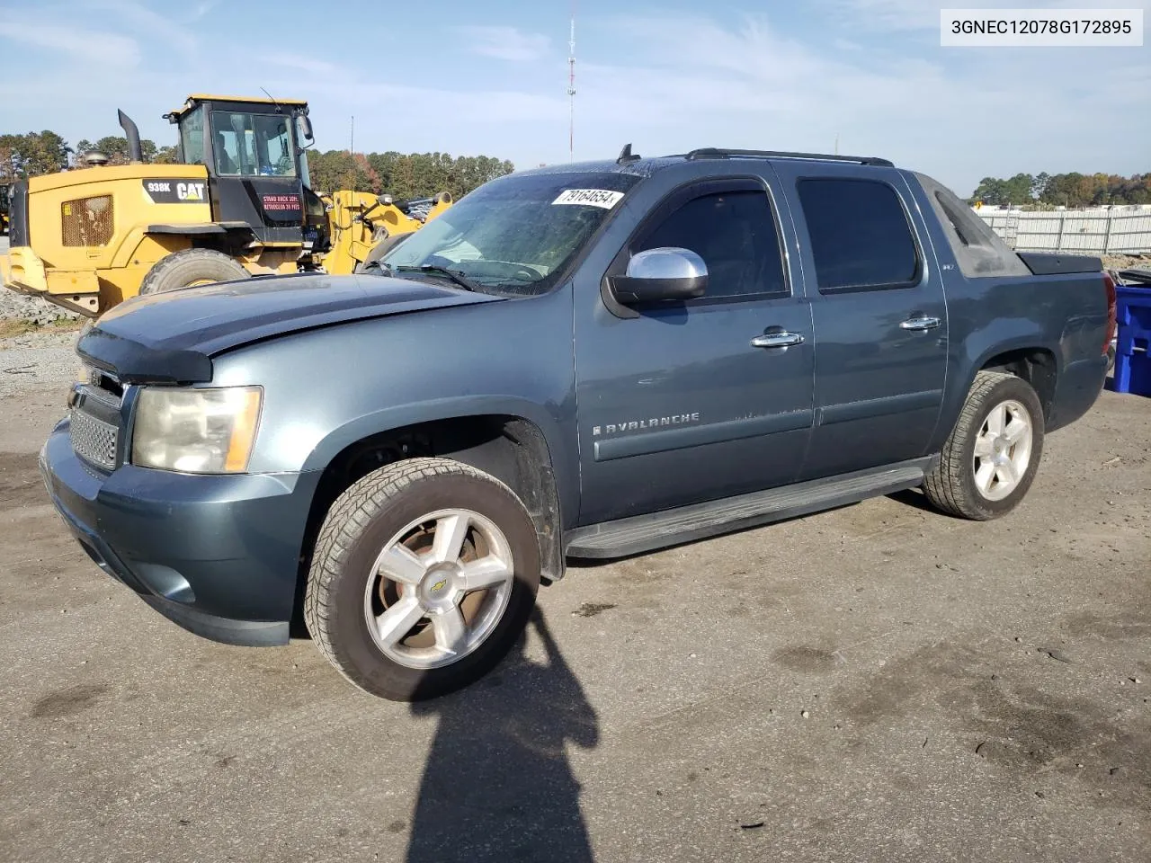 2008 Chevrolet Avalanche C1500 VIN: 3GNEC12078G172895 Lot: 79164654