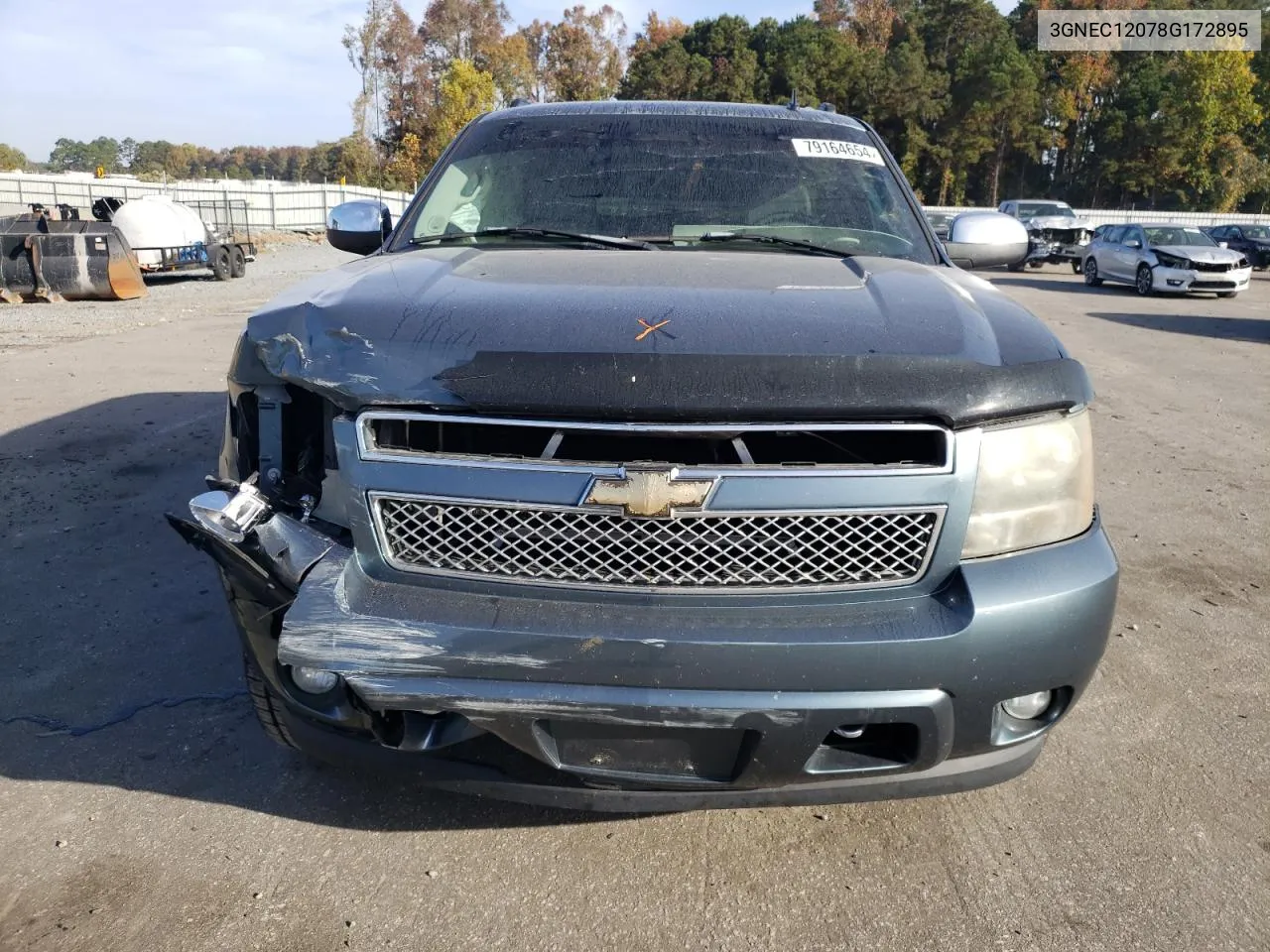 2008 Chevrolet Avalanche C1500 VIN: 3GNEC12078G172895 Lot: 79164654