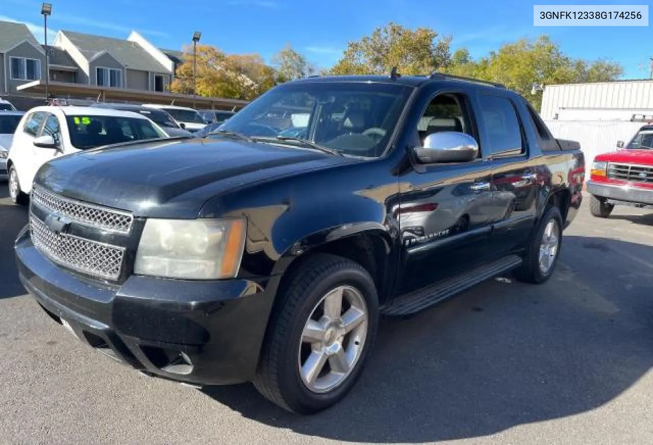 2008 Chevrolet Avalanche K1500 VIN: 3GNFK12338G174256 Lot: 80765164