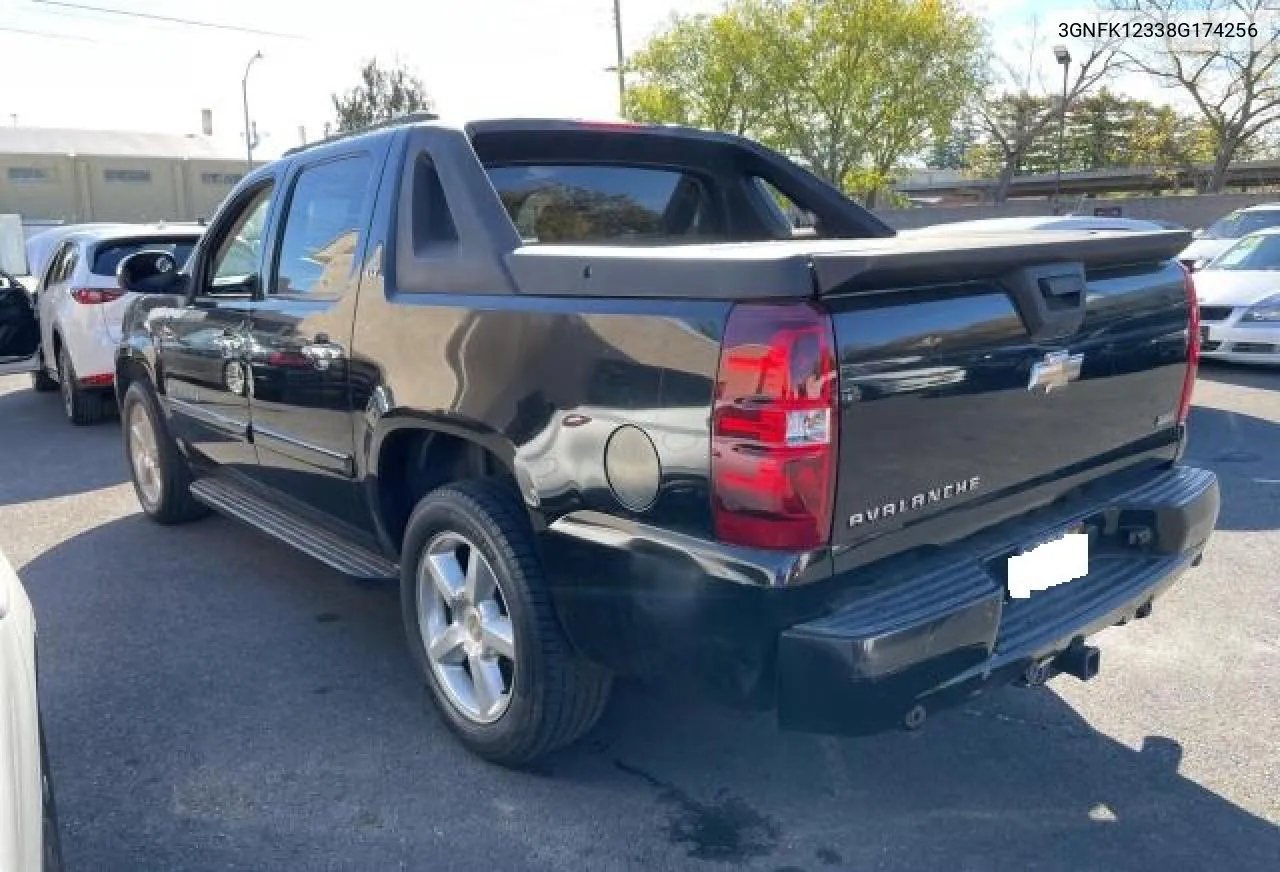 2008 Chevrolet Avalanche K1500 VIN: 3GNFK12338G174256 Lot: 80765164