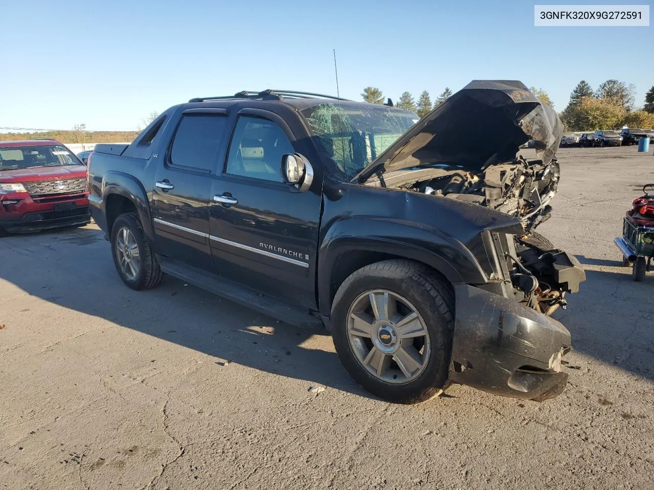 2009 Chevrolet Avalanche K1500 Ltz VIN: 3GNFK320X9G272591 Lot: 75930164