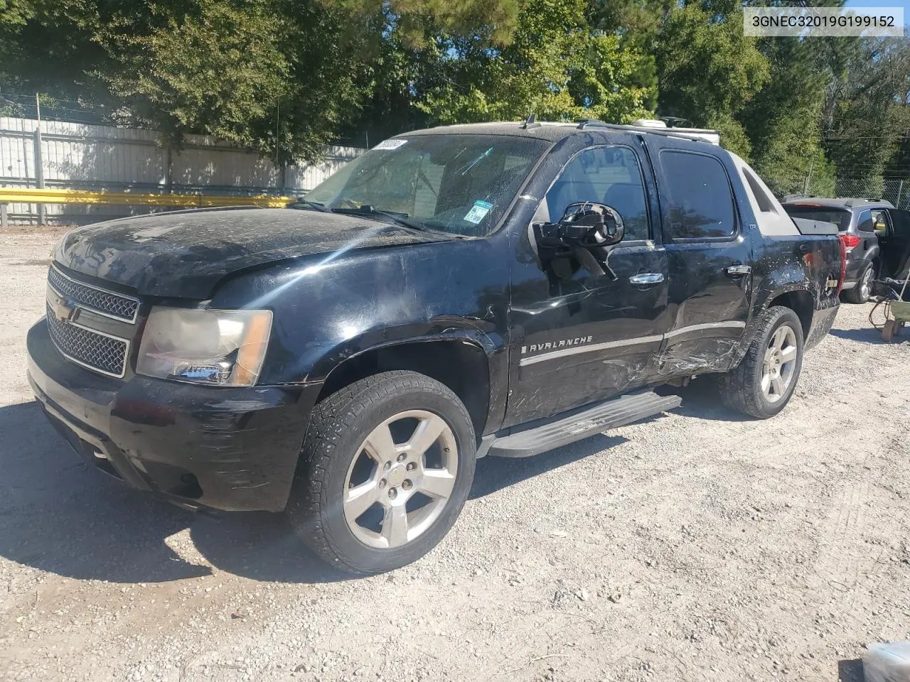 2009 Chevrolet Avalanche C1500 Ltz VIN: 3GNEC32019G199152 Lot: 76030084