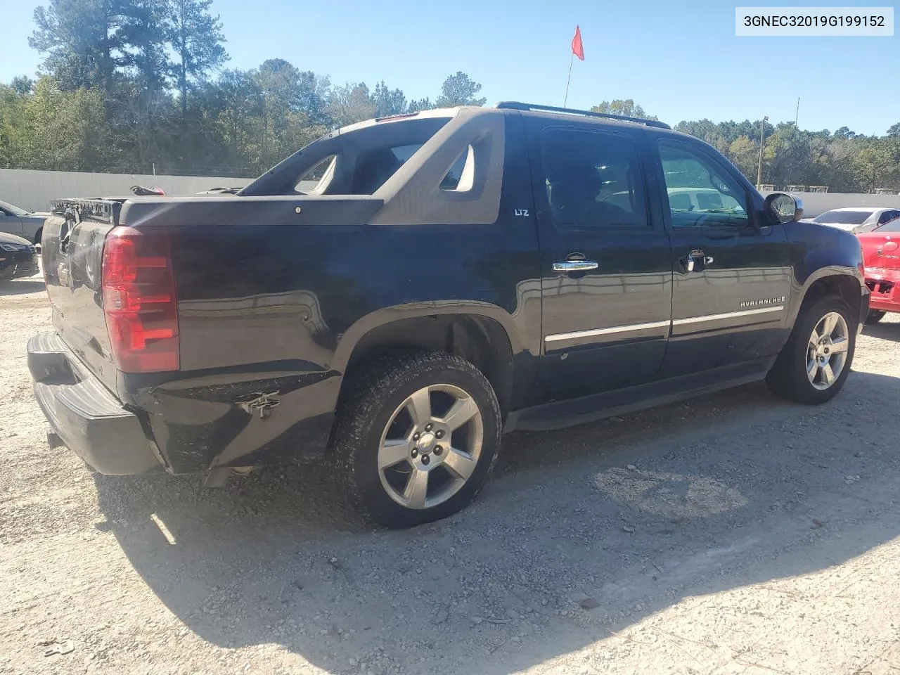 2009 Chevrolet Avalanche C1500 Ltz VIN: 3GNEC32019G199152 Lot: 76030084