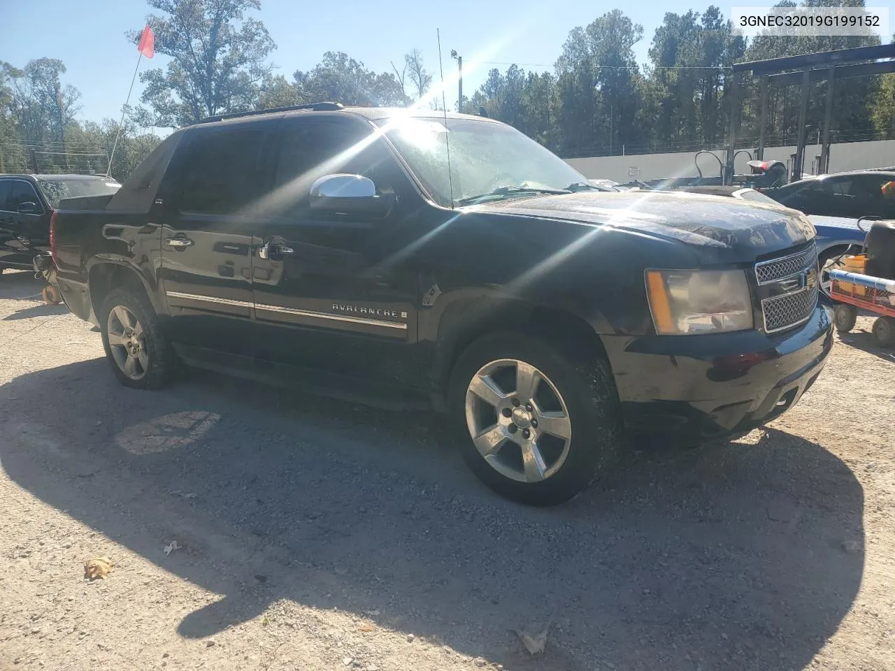 2009 Chevrolet Avalanche C1500 Ltz VIN: 3GNEC32019G199152 Lot: 76030084