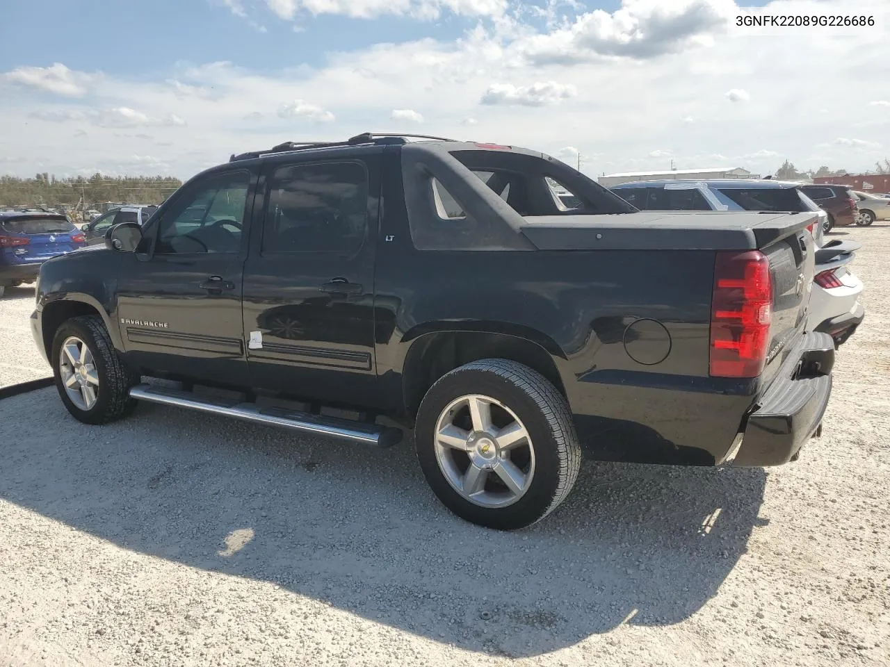 2009 Chevrolet Avalanche K1500 Lt VIN: 3GNFK22089G226686 Lot: 76305524